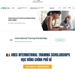🇧🇪 ARES – HỌC BỔNG ĐÀO TẠO ĐÀO TẠO QUỐC TẾ NĂM HỌC NĂM HỌC 2027-2028 TẠI BỈ